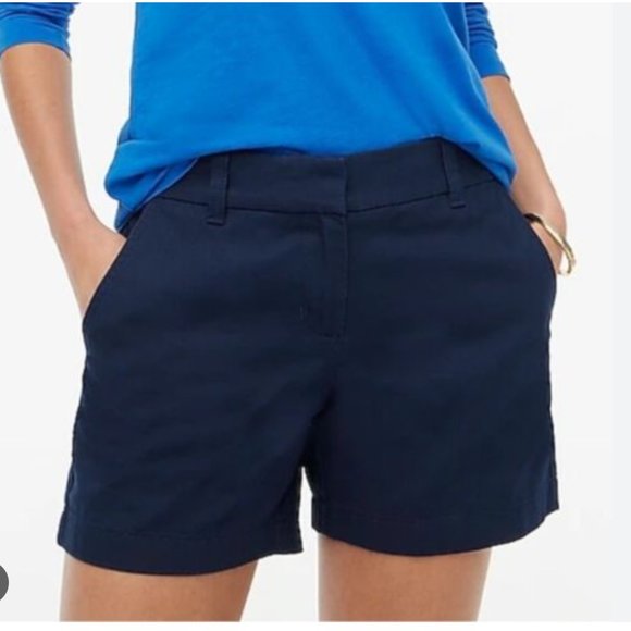 J. Crew Pants - J. Crew Navy Classic Chino 5" Shorts - Size 00